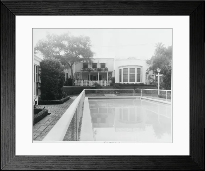 Framed Print : Joan Crawford's Home Framed Print : Joan Crawford's Home