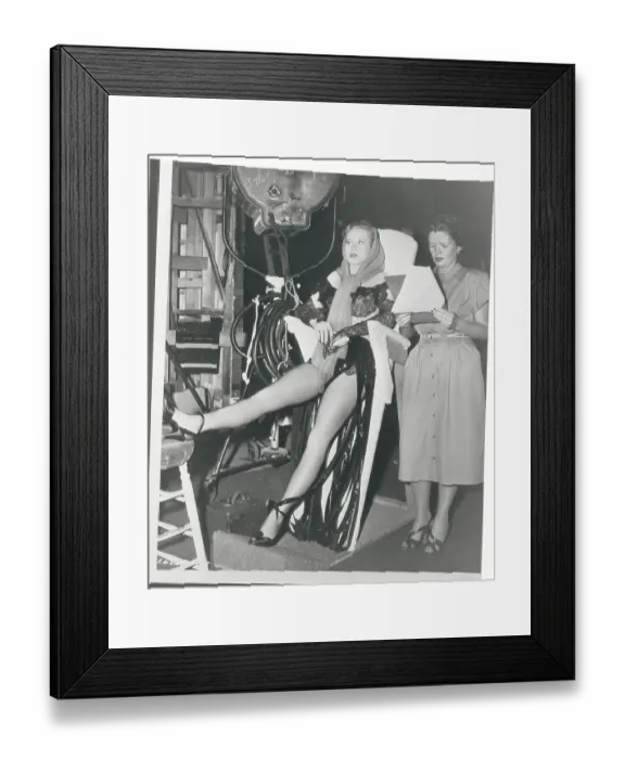 Framed Print : Virginia Mayo and Helen MacSweeney Framed Print : Virginia Mayo and Helen MacSweeney
