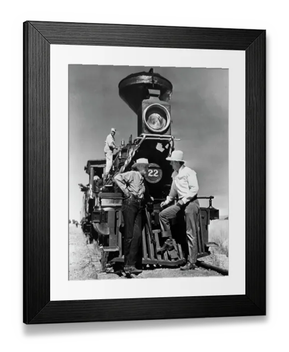 Framed Print : John Wayne And Howard Hawks Framed Print : John Wayne And Howard Hawks