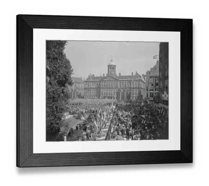 Framed Print : Queen Wilhelmina's Abdication Ceremonies Outdoors Framed Print : Queen Wilhelmina's Abdication Ceremonies Outdoors
