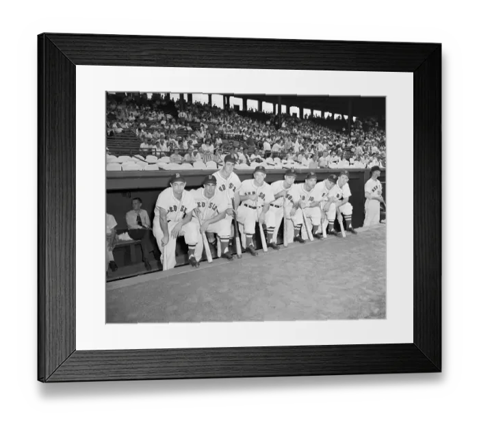Framed Print : Boston Red Sox Players Framed Print : Boston Red Sox Players