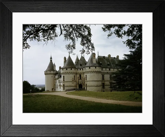Framed Print : View of Chateau de Chaumont Framed Print : View of Chateau de Chaumont