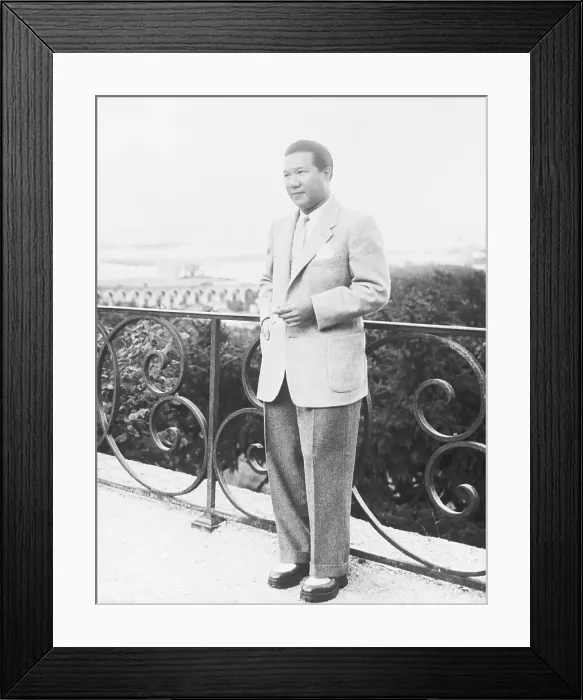 Framed Print : Emperor Bao Dai of Vietnam Framed Print : Emperor Bao Dai of Vietnam