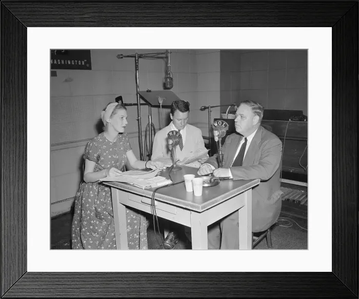 Framed Print : Whittaker Chambers as Guest on Meet The Press Framed Print : Whittaker Chambers as Guest on Meet The Press