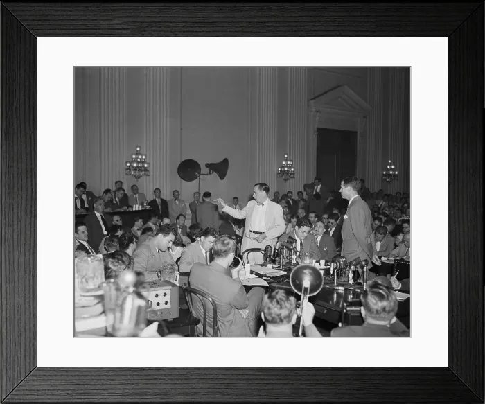 Framed Print : Hearing on Un-American Activities Framed Print : Hearing on Un-American Activities