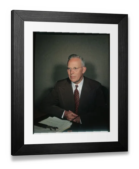 Framed Print : Portrait of Earl Warren Framed Print : Portrait of Earl Warren