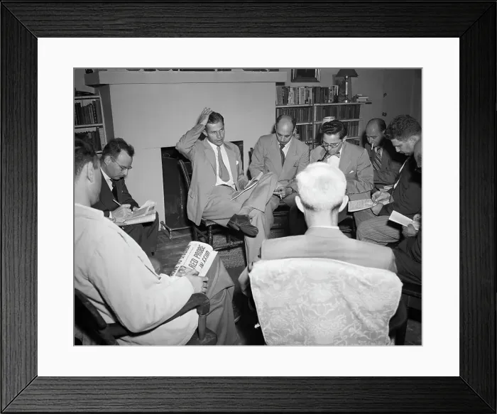 Framed Print : Alger Hiss Scratching Head Framed Print : Alger Hiss Scratching Head