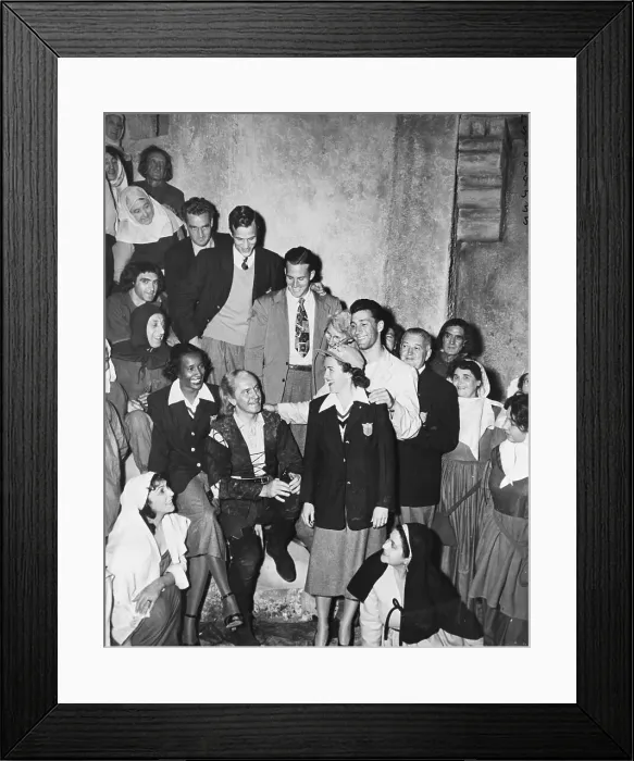 Framed Print : Olympians with Actor Frederic Marsh Framed Print : Olympians with Actor Frederic Marsh