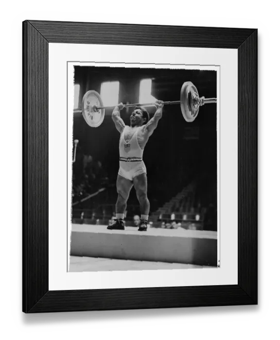 Framed Print : Small Weight Lifter Joe De Pietro Lifting Weights Framed Print : Small Weight Lifter Joe De Pietro Lifting Weights