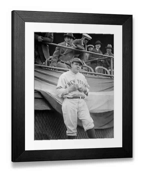 Framed Print : Babe Ruth Signing Baseball Framed Print : Babe Ruth Signing Baseball