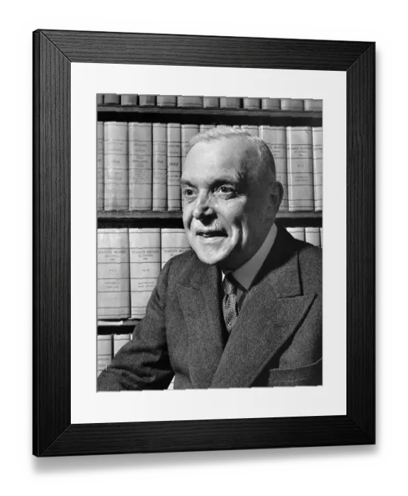 Framed Print : Close up Portrait of Louis St Laurent Framed Print : Close up Portrait of Louis St Laurent