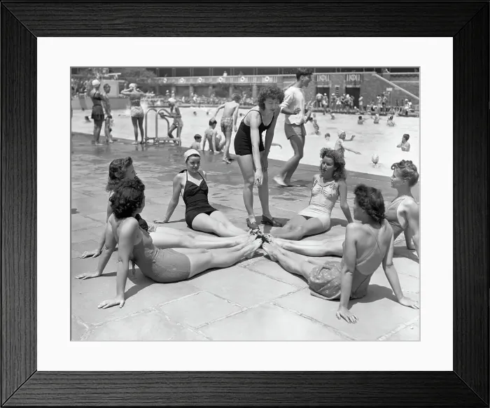 Framed Print : Aqua Ballerinas Framed Print : Aqua Ballerinas