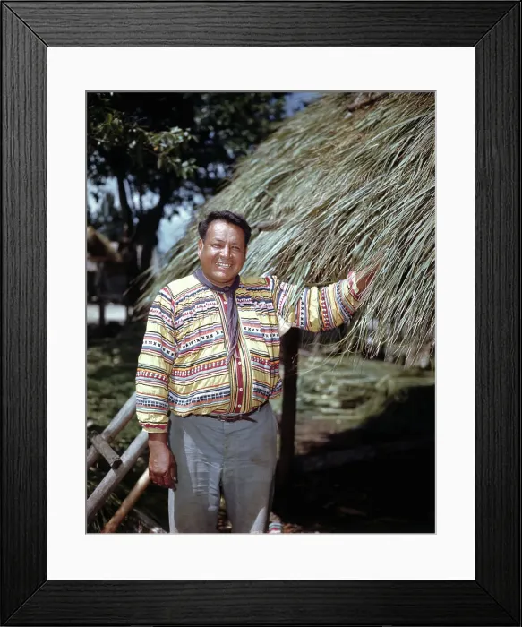 Framed Print : Seminole Indian In Modern Dress Framed Print : Seminole Indian In Modern Dress