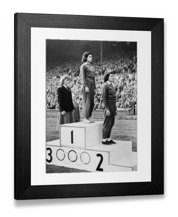 Framed Print : Wembley Title Winners on Podium Framed Print : Wembley Title Winners on Podium