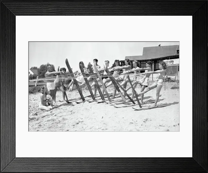 Framed Print : Skiing Without Snow Framed Print : Skiing Without Snow