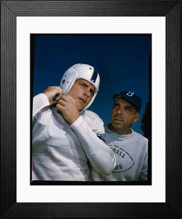 Framed Print : Football Player in Uniform Framed Print : Football Player in Uniform