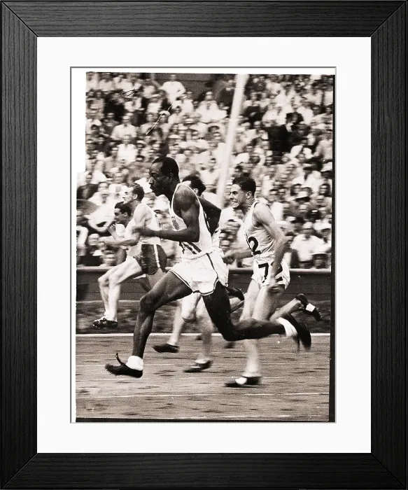 Framed Print : Harrison Dillard Winning 100 Meter Heat Framed Print : Harrison Dillard Winning 100 Meter Heat