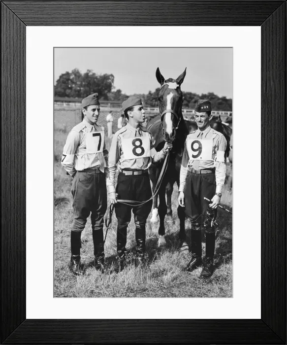 Framed Print : Portrait of Brazilians Participating in Pentathlon Framed Print : Portrait of Brazilians Participating in Pentathlon
