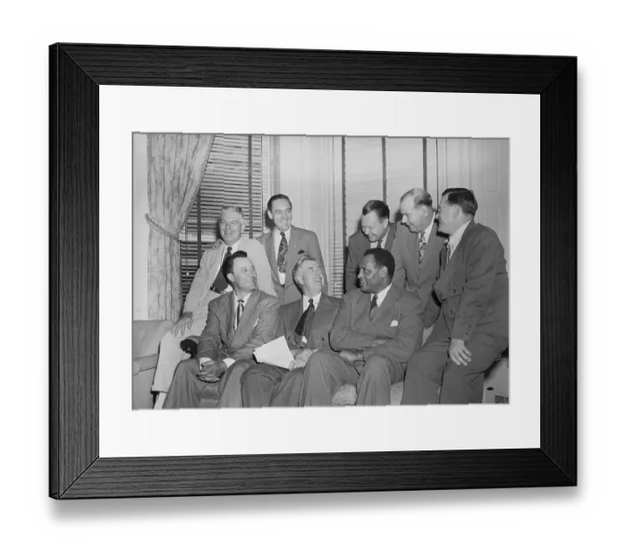 Framed Print : Henry Wallace Meeting With Colleagues Framed Print : Henry Wallace Meeting With Colleagues