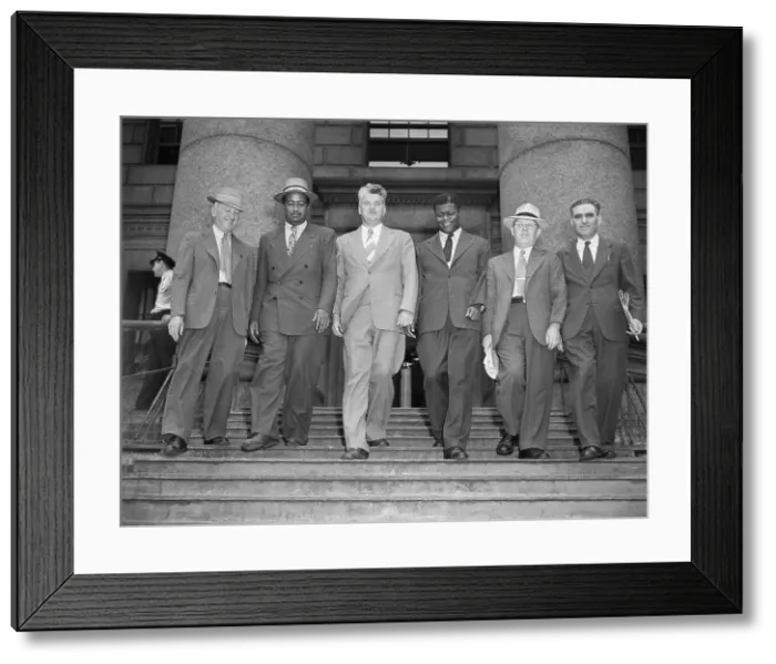 Framed Print : Six Members Of American Communist Party Framed Print : Six Members Of American Communist Party
