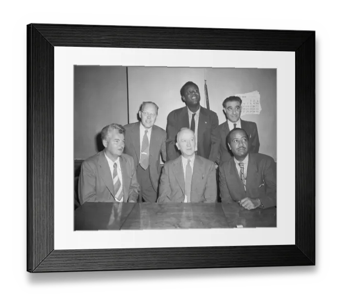 Framed Print : William Foster with Five Other Communist Leaders Framed Print : William Foster with Five Other Communist Leaders