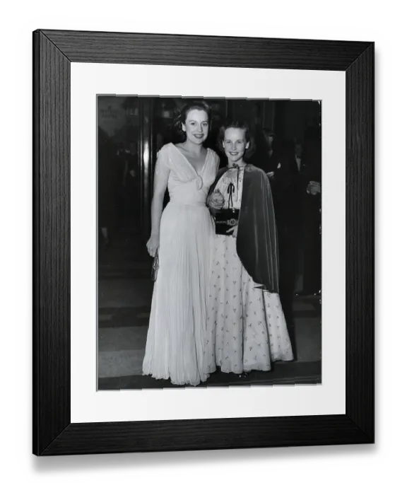 Framed Print : Petula Clark and Jane Hylton at Premiere Framed Print : Petula Clark and Jane Hylton at Premiere