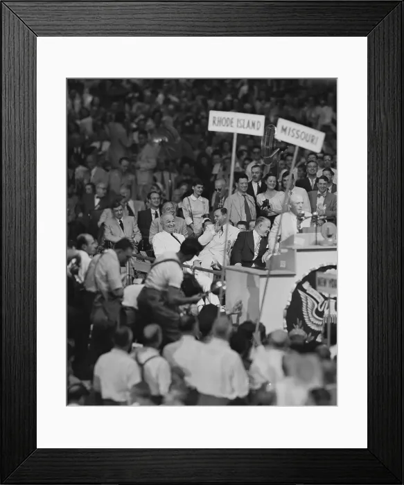 Framed Print : Truman at Democratic Convention Framed Print : Truman at Democratic Convention