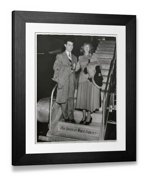 Framed Print : William Kapell and Wife Leaving at Airport Framed Print : William Kapell and Wife Leaving at Airport
