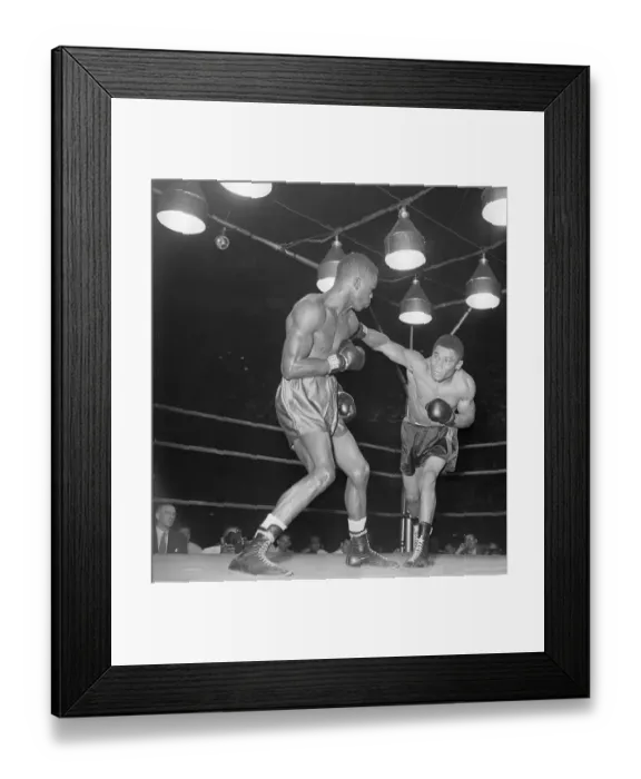 Framed Print : Beau Jack and Ike Williams Boxing Framed Print : Beau Jack and Ike Williams Boxing