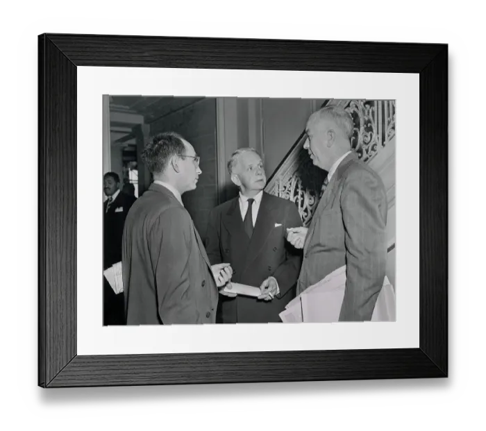 Framed Print : NAACP Secretary Walter White Speaking to Reporters Framed Print : NAACP Secretary Walter White Speaking to Reporters