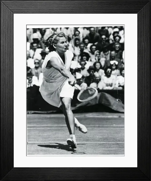 Framed Print : Woman Playing Tennis, Action Framed Print : Woman Playing Tennis, Action