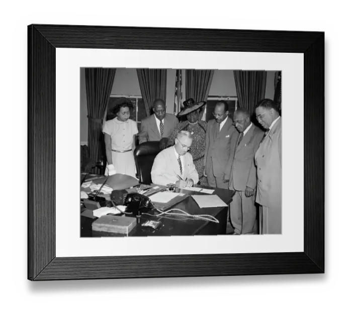 Framed Print : Truman Proclaims National Freedom Day Framed Print : Truman Proclaims National Freedom Day