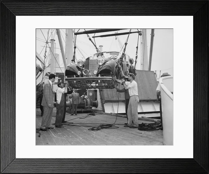 Framed Print : Hitler's Mercedes Benz
