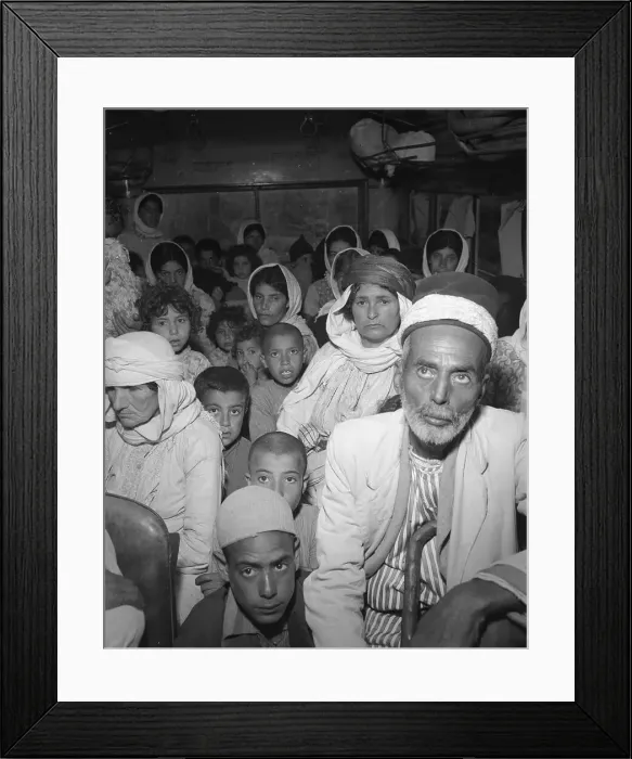 Framed Print : Arab Refugees Framed Print : Arab Refugees