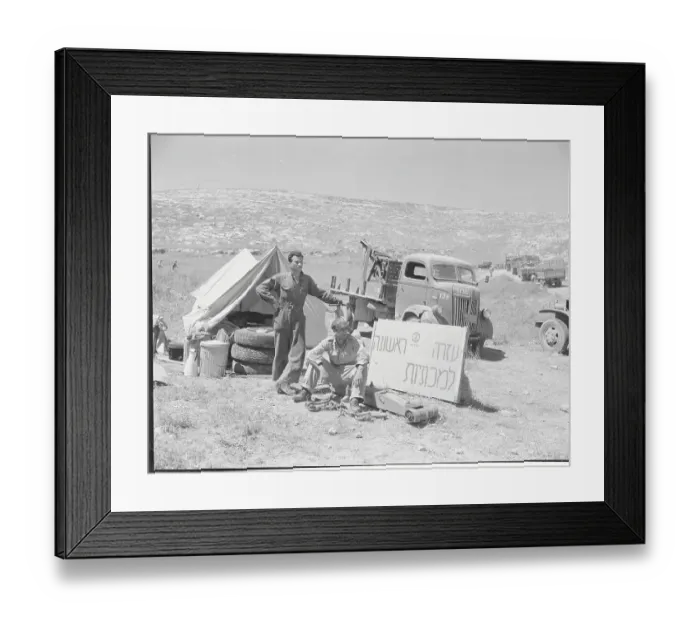 Framed Print : Depot Worker Pausing at Auto Parts Site Framed Print : Depot Worker Pausing at Auto Parts Site