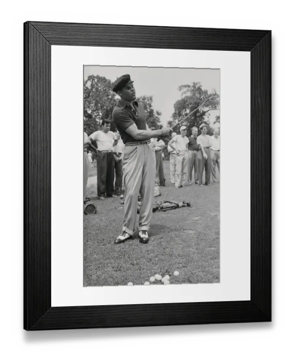 Framed Print : Joe Louis During a Golf Game Framed Print : Joe Louis During a Golf Game