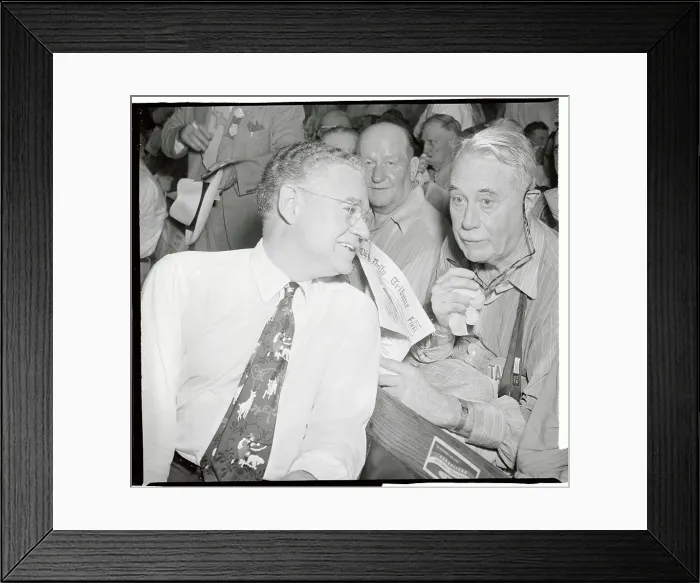 Framed Print : Robert McCormick with Wayland Brooks Framed Print : Robert McCormick with Wayland Brooks