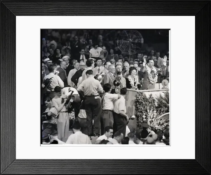 Framed Print : Thomas E. Dewey And Wife At Nomination Framed Print : Thomas E. Dewey And Wife At Nomination