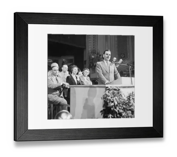 Framed Print : Thomas Dewey Accepting Nomination Framed Print : Thomas Dewey Accepting Nomination