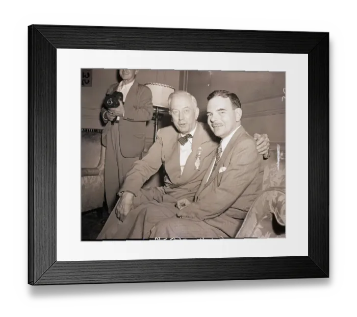 Framed Print : Thomas Dewey with Edward Martin Framed Print : Thomas Dewey with Edward Martin