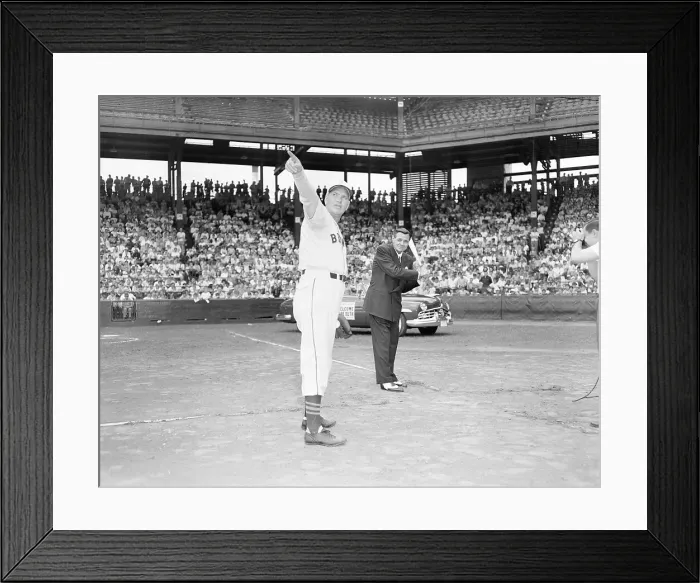 Framed Print : Babe Ruth and Dizzy Dean Playing Baseball Framed Print : Babe Ruth and Dizzy Dean Playing Baseball