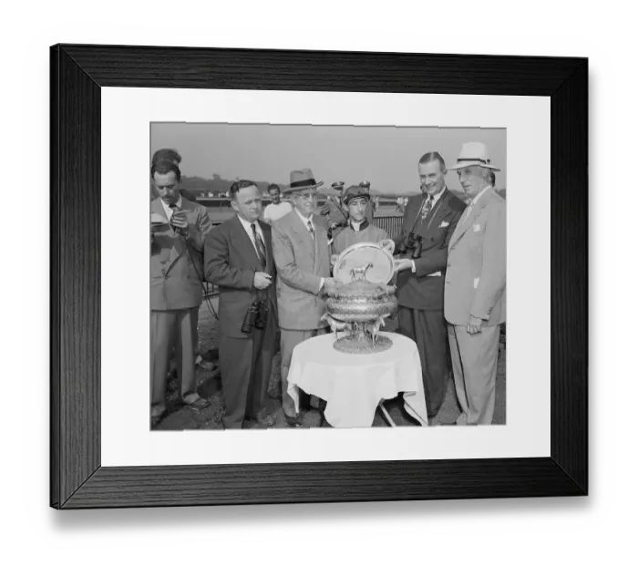 Framed Print : Trophy of Citation's Win at Belmont Framed Print : Trophy of Citation's Win at Belmont
