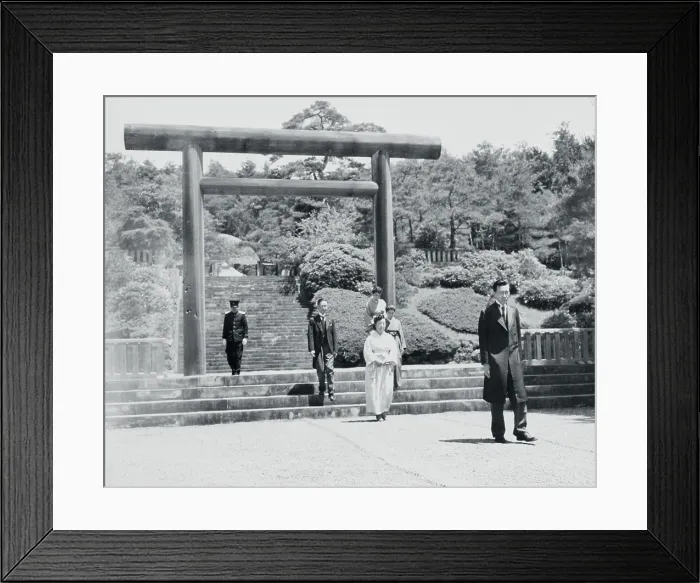 Framed Print : Japanese Royals in Cemetery Framed Print : Japanese Royals in Cemetery
