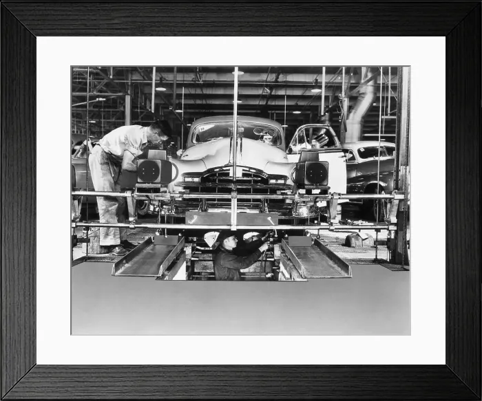 Framed Print : General Motors Assembly Plant Framed Print : General Motors Assembly Plant