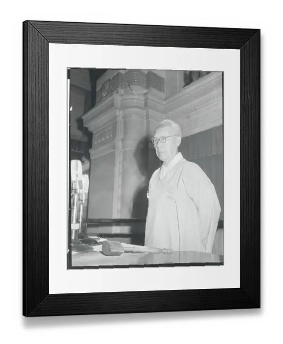 Framed Print : Korean Politician Dr. Syngman Rhee Framed Print : Korean Politician Dr. Syngman Rhee