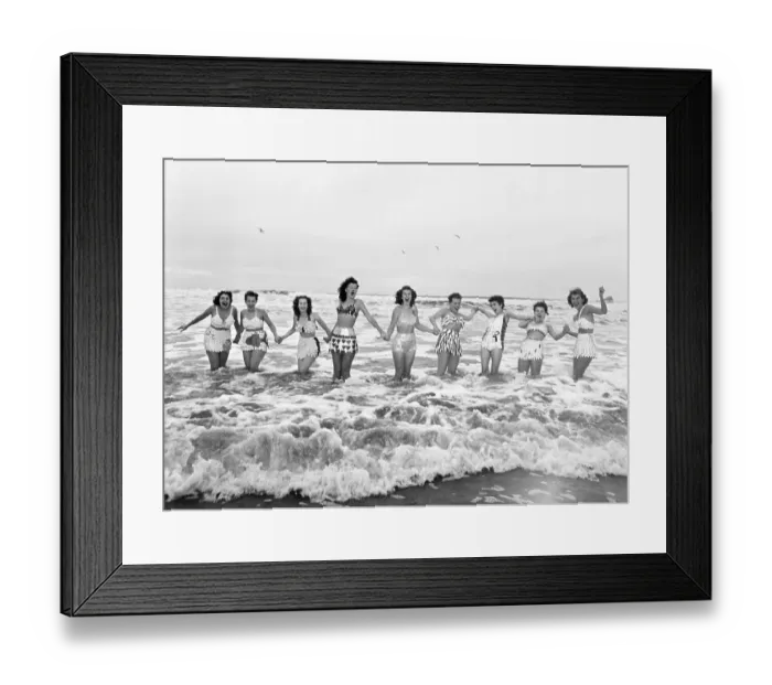 Framed Print : Plywood Mermaids Framed Print : Plywood Mermaids