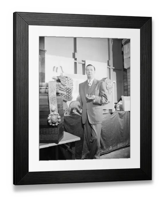 Framed Print : Eugene Joseff, Hollywood Costumer Framed Print : Eugene Joseff, Hollywood Costumer