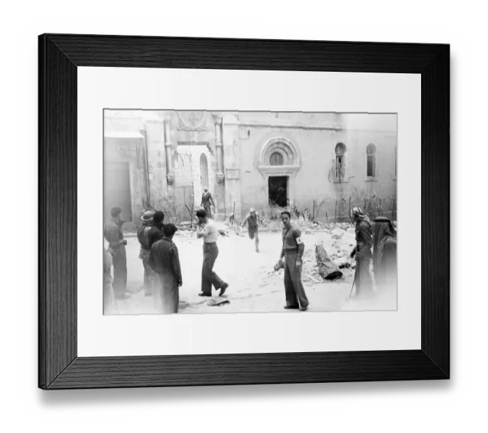 Framed Print : People Reviewing Wreckage Framed Print : People Reviewing Wreckage
