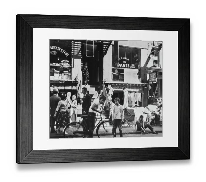 Framed Print : New York City Street Scene Framed Print : New York City Street Scene