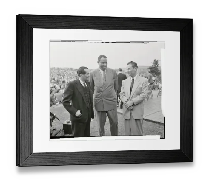 Framed Print : Members of The Mundt Bill Decision Conversing Together Framed Print : Members of The Mundt Bill Decision Conversing Together